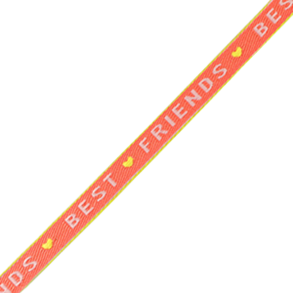 Lint Best Friends Oranje Goud - 1 meter