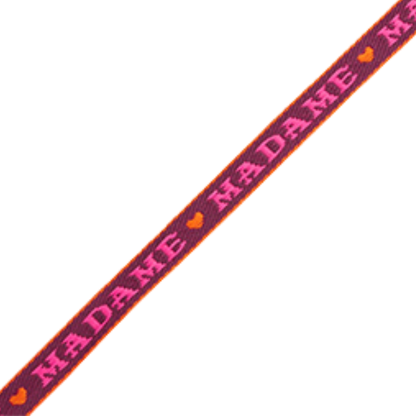 Lint Madame Paars Roze - 1 meter