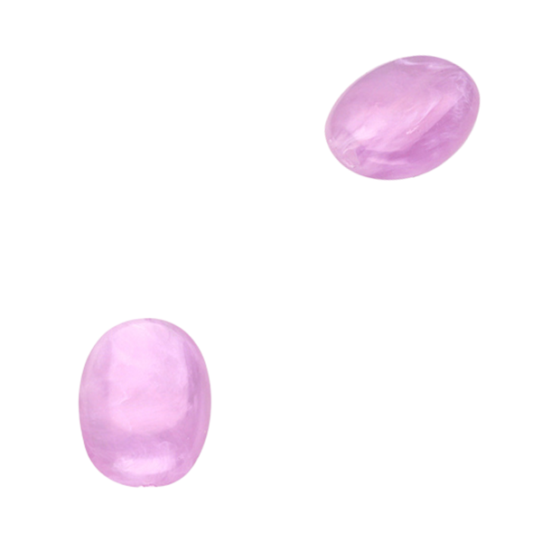 Acryl Kraal Ovaal Lila Paars 19x15mm - 1 stuk