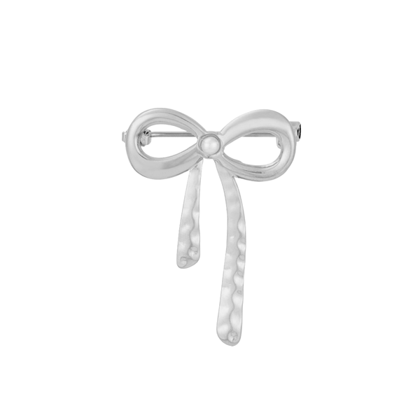 Broche Strikje Met Parel