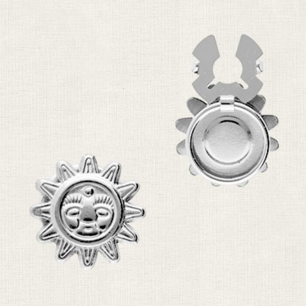 Button Covers Zon met Gezicht - Set van 2