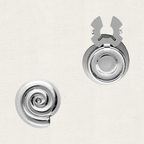 Button Covers Fossiel Schelp - Set van 2