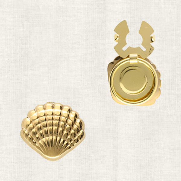 Button Covers Schelp - Set van 2