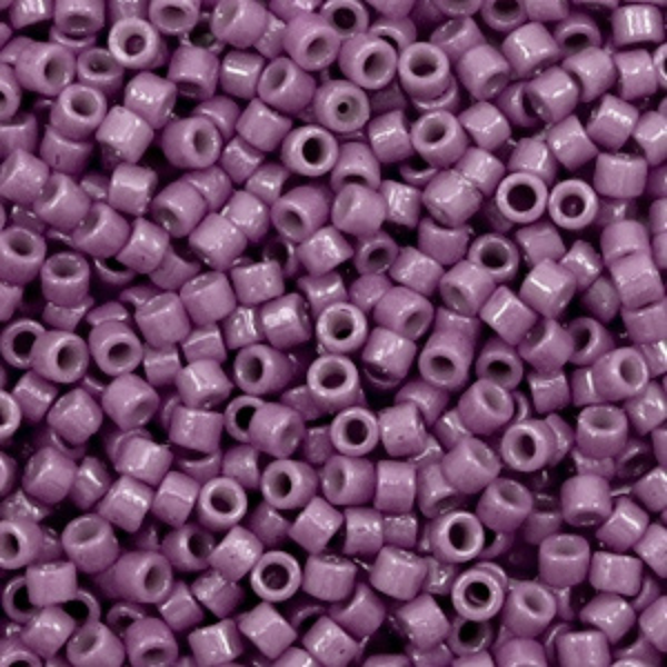 Miyuki Delica 11/0 Duracoat Opaque Dyed Medium Purple - 3 gram