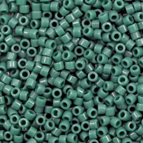 Miyuki Delica 11/0 Duracoat Opaque Dyed Forest Green - 3 gram