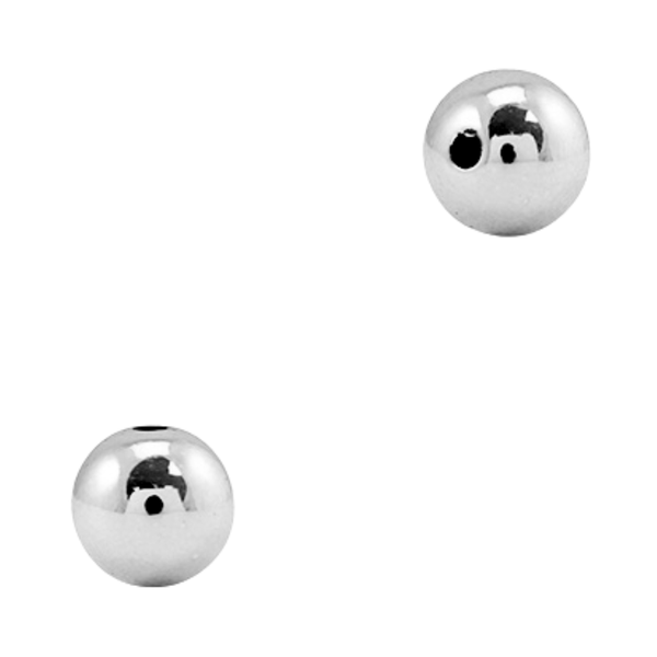 12mm Acryl Kralen Shiny Silver - 10 stuks