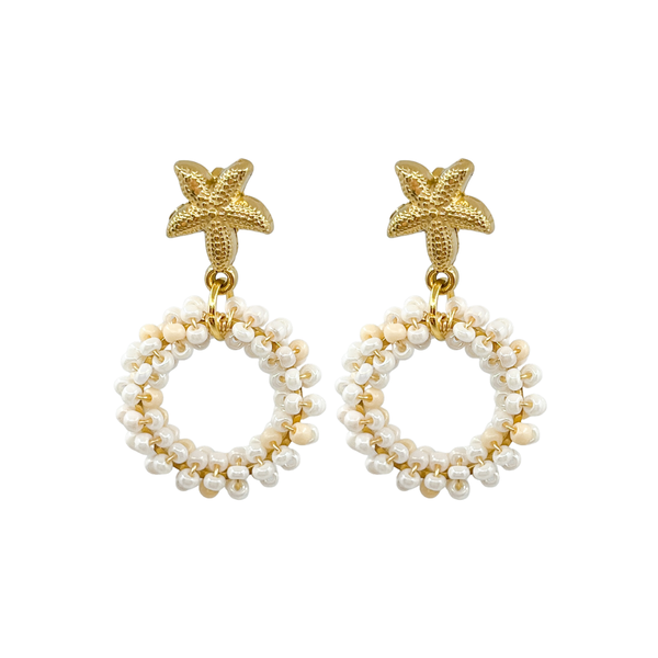 Oorbellen Stud Starfish Breeze