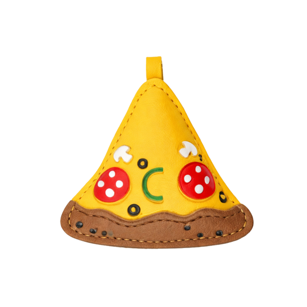 Statement Hanger Pizza 7cm Geel - 1 Stuk