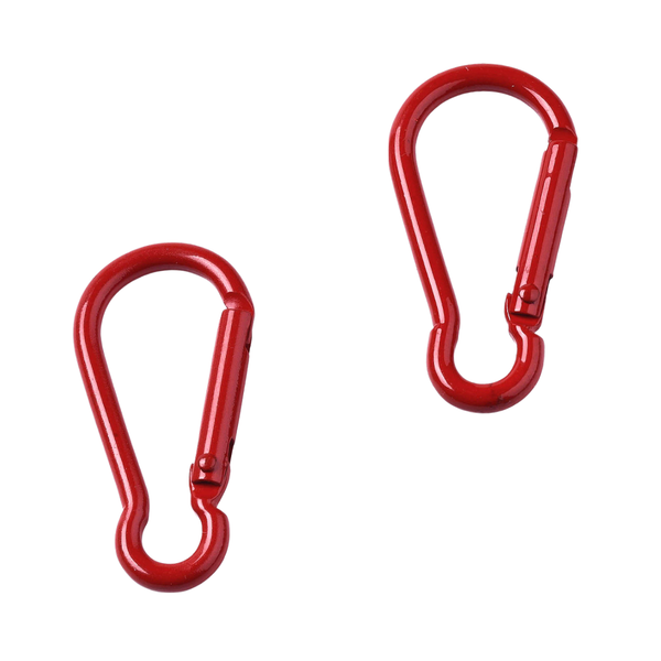 Sleutelhanger Karabijn haak 47mm Rood - 1 Stuk