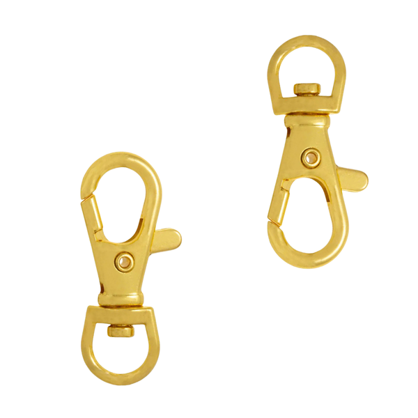 Sleutelhanger 39x14mm Goud - 1 stuk