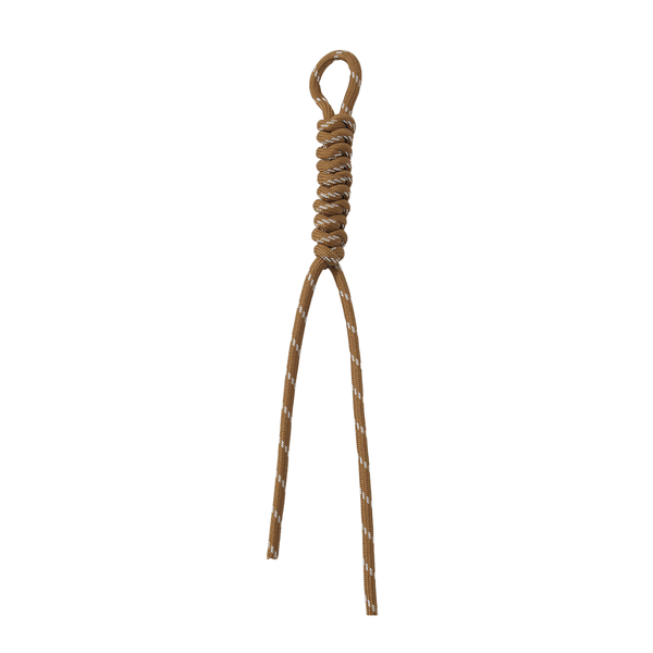 Hanger Paracord Bruin 24cm - 1 Stuk