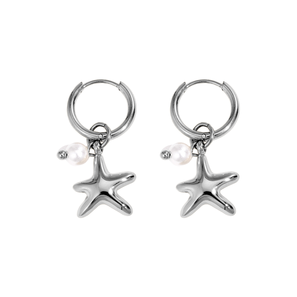 Oorbellen Hoop Little Starfish