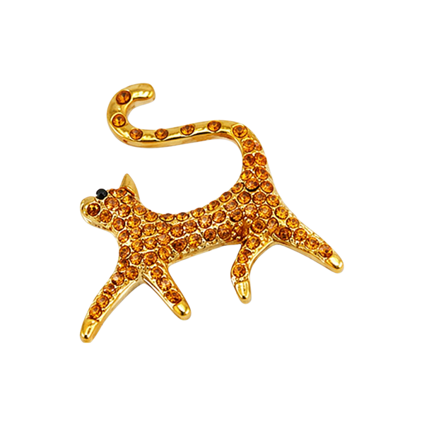 Broche Oranje Kat