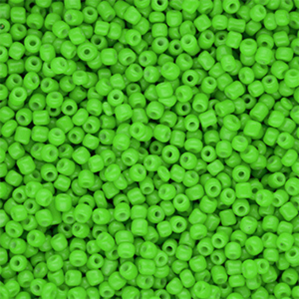 2mm Rocailles Green - 15 gram