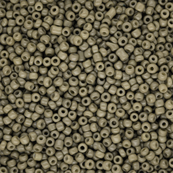 2mm Rocailles Khaki - 15 gram
