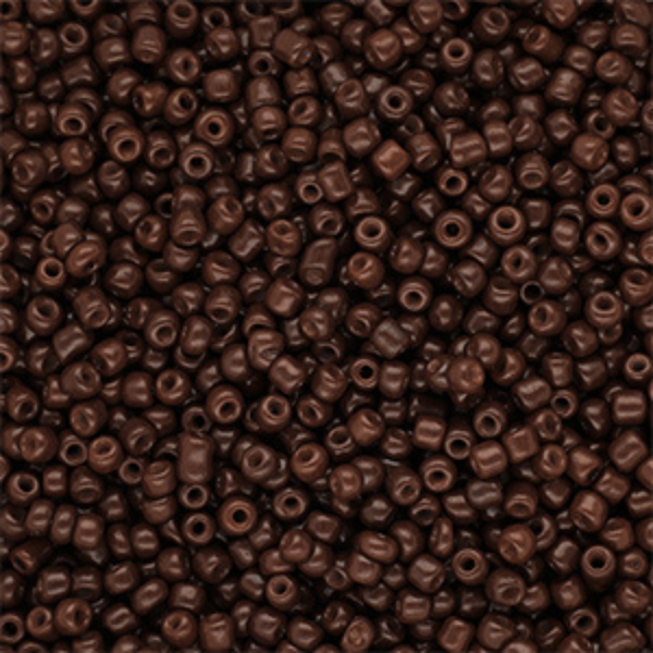 2mm Rocailles Dark Brown - 15 gram