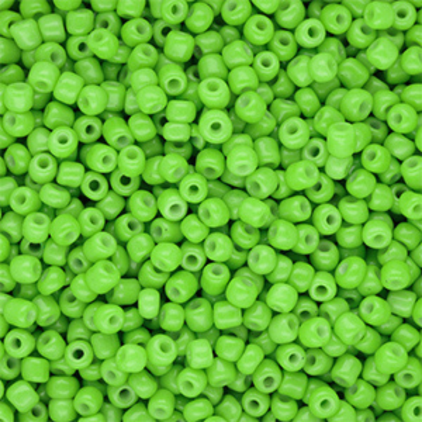 3mm Rocailles Green - 15 gram