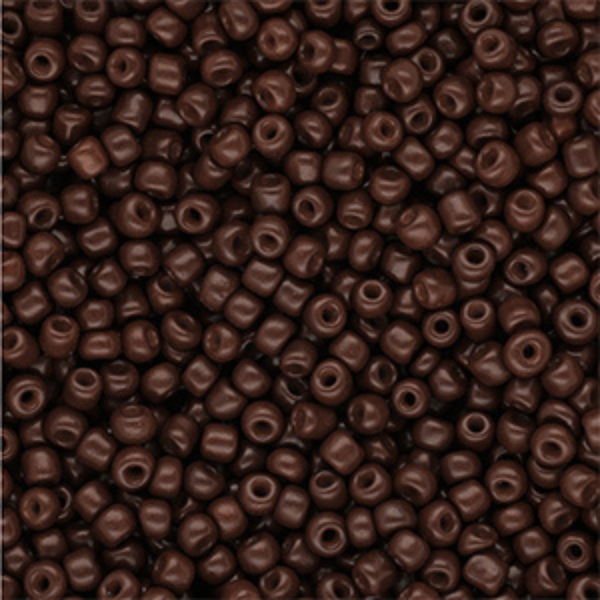 3mm Rocailles Dark Brown - 15 gram
