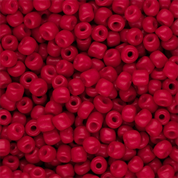 4mm Rocailles Red - 15 gram