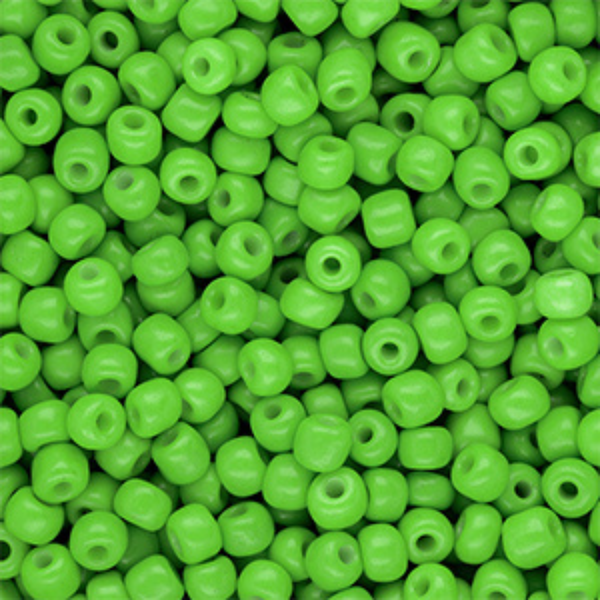 4mm Rocailles Green - 15 gram