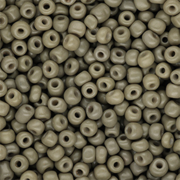 4mm Rocailles Khaki - 15 gram