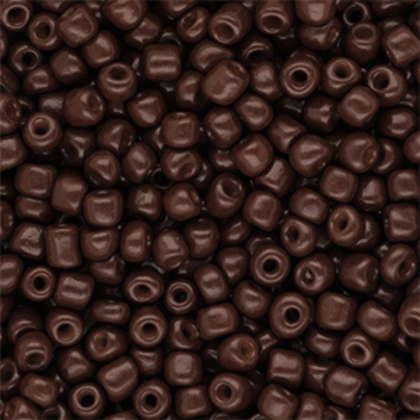 4mm Rocailles Dark Brown - 15 gram