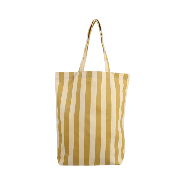 Canvas Tas Stripes Green Yellow