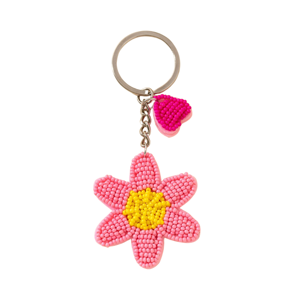 Sleutelhanger Pink Flower