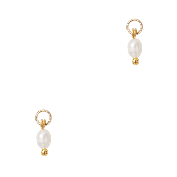 Bedel Zoetwaterparel Met Buigring 9x4mm Goud - 1 stuk
