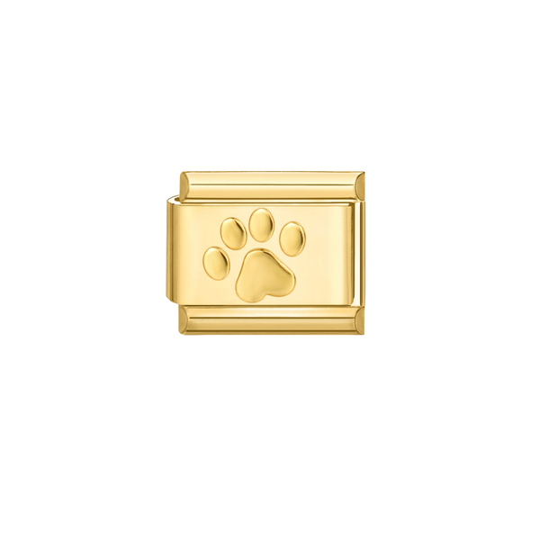 Italian Charm Hondenpoot Goud - 1 Stuk