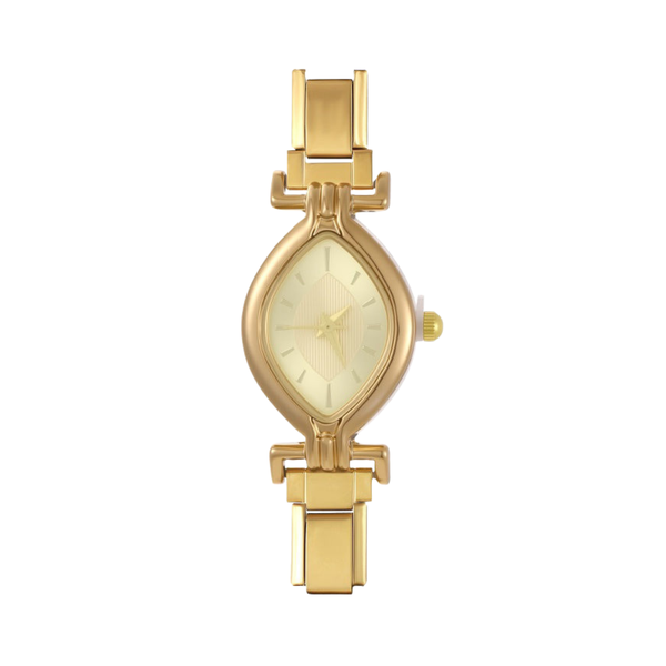 Italian Charm Horloge Link Ovaal Goud - 1 Stuk