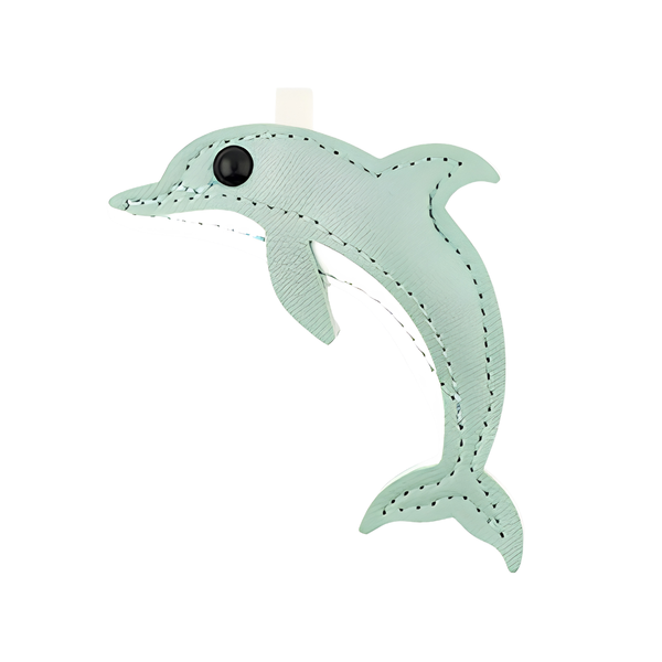 Statement Hanger Dolfijn 7.5cm Grijs Blauw - 1 Stuk