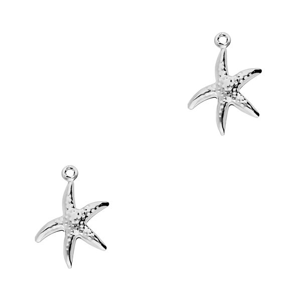Bedel (Stainless Steel) Zeester 18mm Zilver - 1 stuk