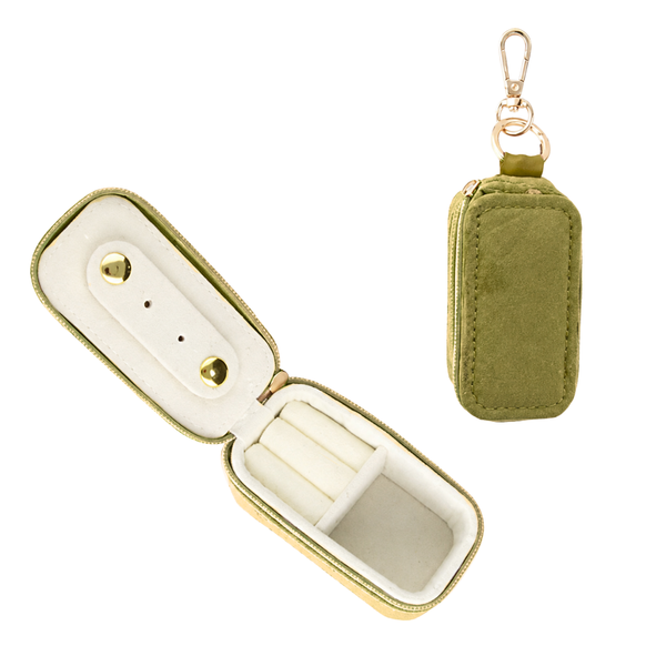 Sleutelhanger Sieraden opbergdoosje Olijf Groen