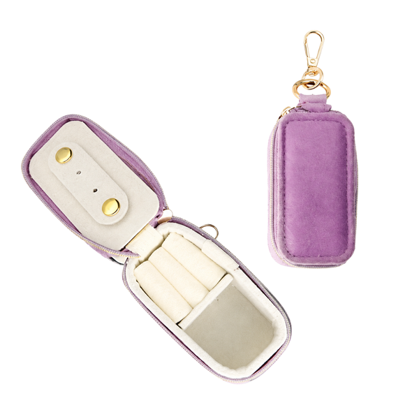 Sleutelhanger Sieraden Opbergdoosje Paars