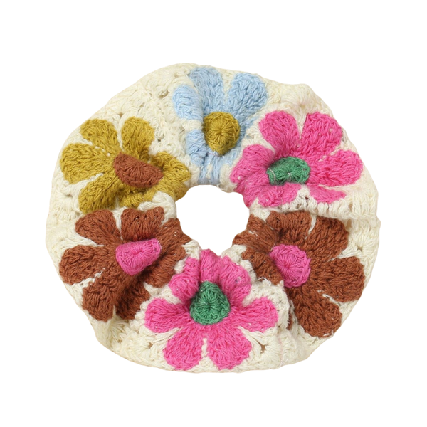 Scrunchie Gehaakt Floral