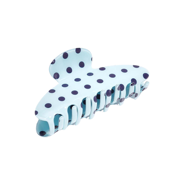 Haarclip Polka Dot Blauw