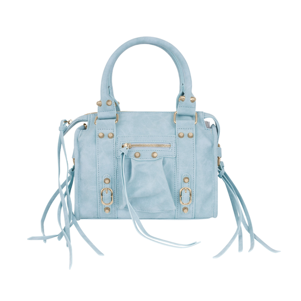 Tas Fringed Licht Blauw