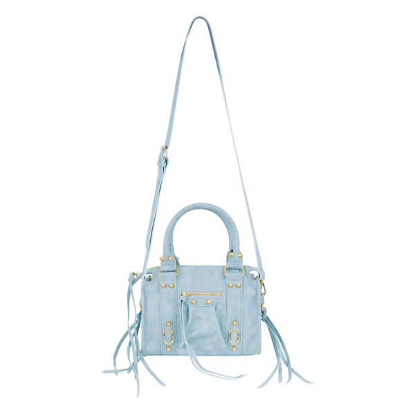 Tas Fringed Licht Blauw