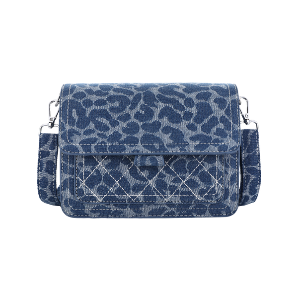 Tas Denim Leopard