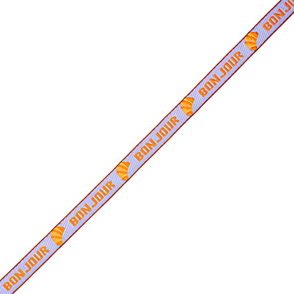 Lint Bonjour Blauw Bruin - 1 meter