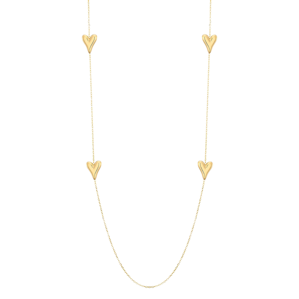 Ketting Hearts Long