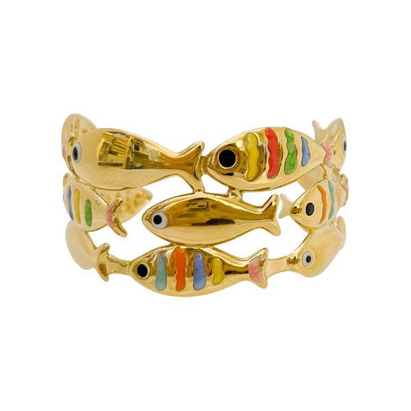 Armband Bangle Fishies Multicolor