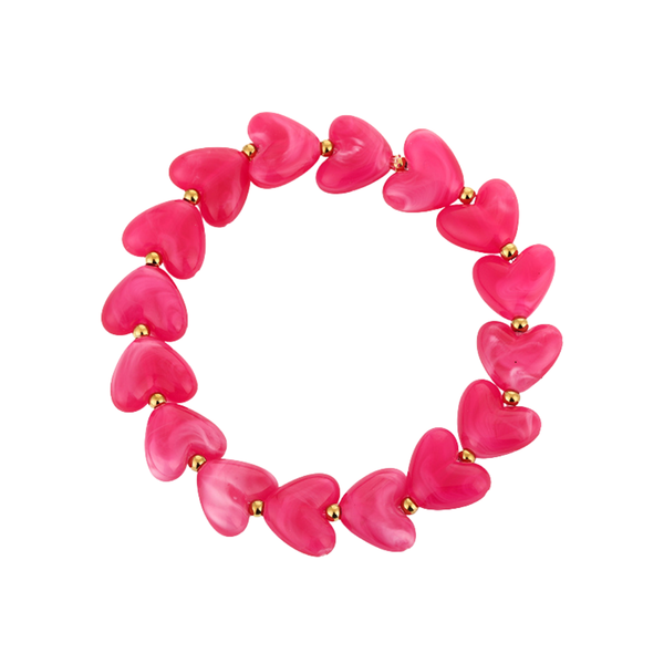 Armband Hearts Pink