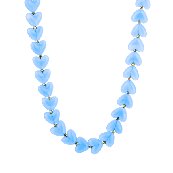 Ketting Hearts Blue