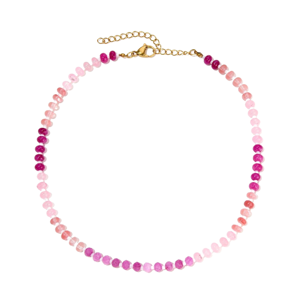 Ketting Jade Pink