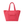 Laad afbeelding in galerie, Strandtas Stripes Roze Rood
