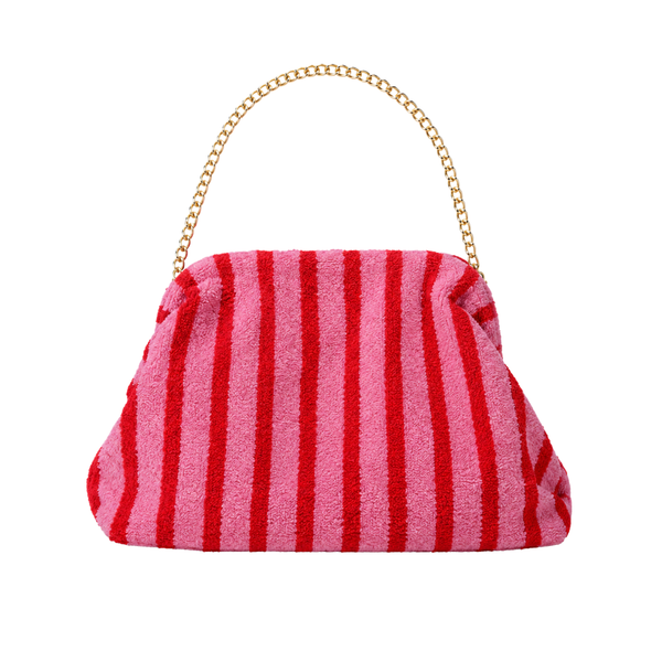 Schoudertas Stripes Roze Rood