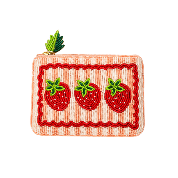 Portemonnee Kralen Aardbeitjes