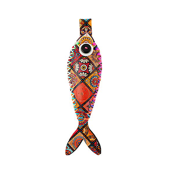Statement Hanger Vis 12cm Multicolor - 1 Stuk